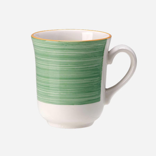 Steelite Rio Vitrified Porcelain Green Club Mug 28.5cl Pack of 36