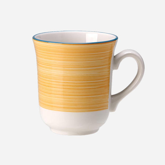 Steelite Rio Vitrified Porcelain Yellow Club Mug 28.5cl Pack of 36