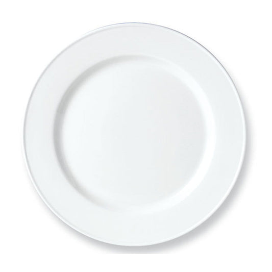 Steelite Simplicity Vitrified Porcelain White Round Service Plate 33cm Pack of 6