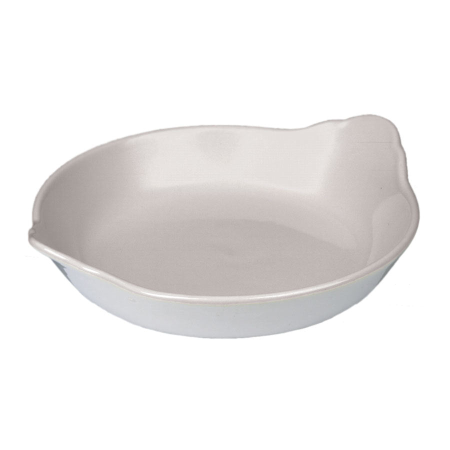 Steelite Simplicity Cookware Vitrified Porcelain White Round Eared Dish 78cl Pack of 12