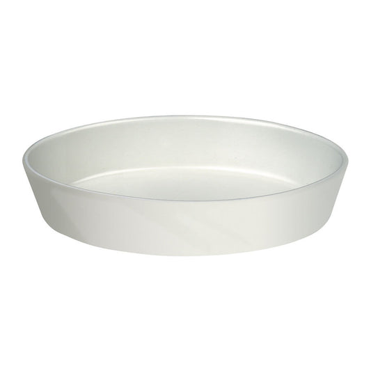 Steelite Simplicity Cookware Vitrified Porcelain White Oval Sole Dish 14x21.5cm Pack of 12