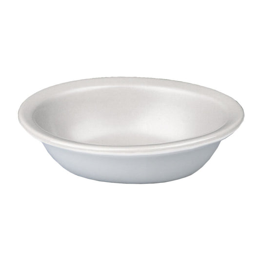 Steelite Simplicity Cookware Vitrified Porcelain White Oval Rimmed Baking Dish 15.75cm Pack of 24