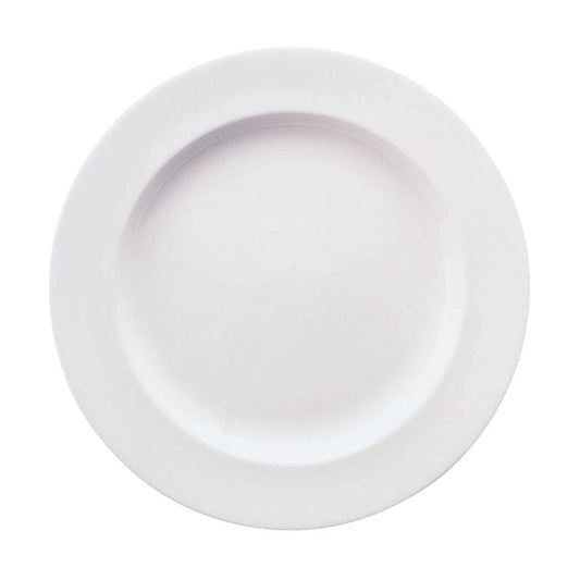 Wedgwood Connaught Bone China White Round Rolled Edge Plate 27.5cm Pack of 4