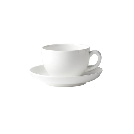 Wedgwood Connaught Bone China White Gordon Teacup 20cl 7oz Pack of 4