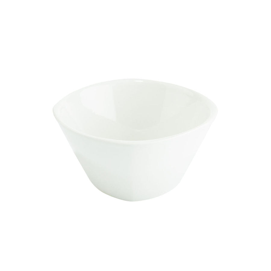 Churchill Bit On The Side Vitrified Porcelain Round White Square Bowl 51.1cl Pack of 12