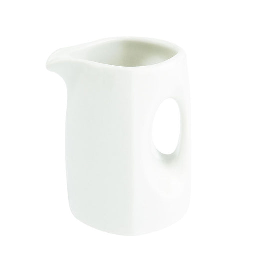 Churchill Bit On The Side Vitrified Porcelain White Jug 34cl Pack of 4