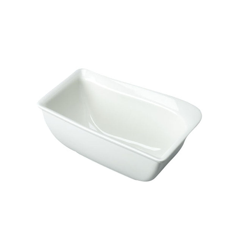 Churchill Counterwave Alchemy Fine China White 1/4 Gastronorm Deep Serving Dish 23x16cm 1.5 Litre Pack of 4