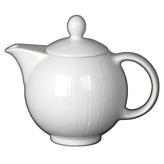 Steelite Spyro Vitrified Porcelain White Teapot 60cl Pack of 6