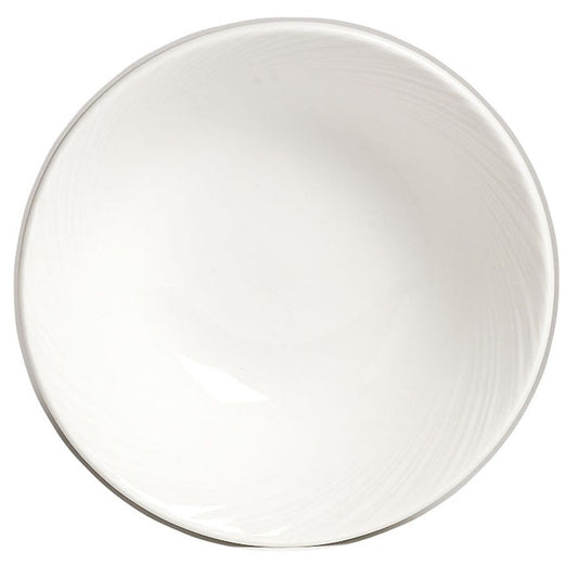 Steelite Spyro Vitrified Porcelain White Round Bowl 16.5cm Pack of 36