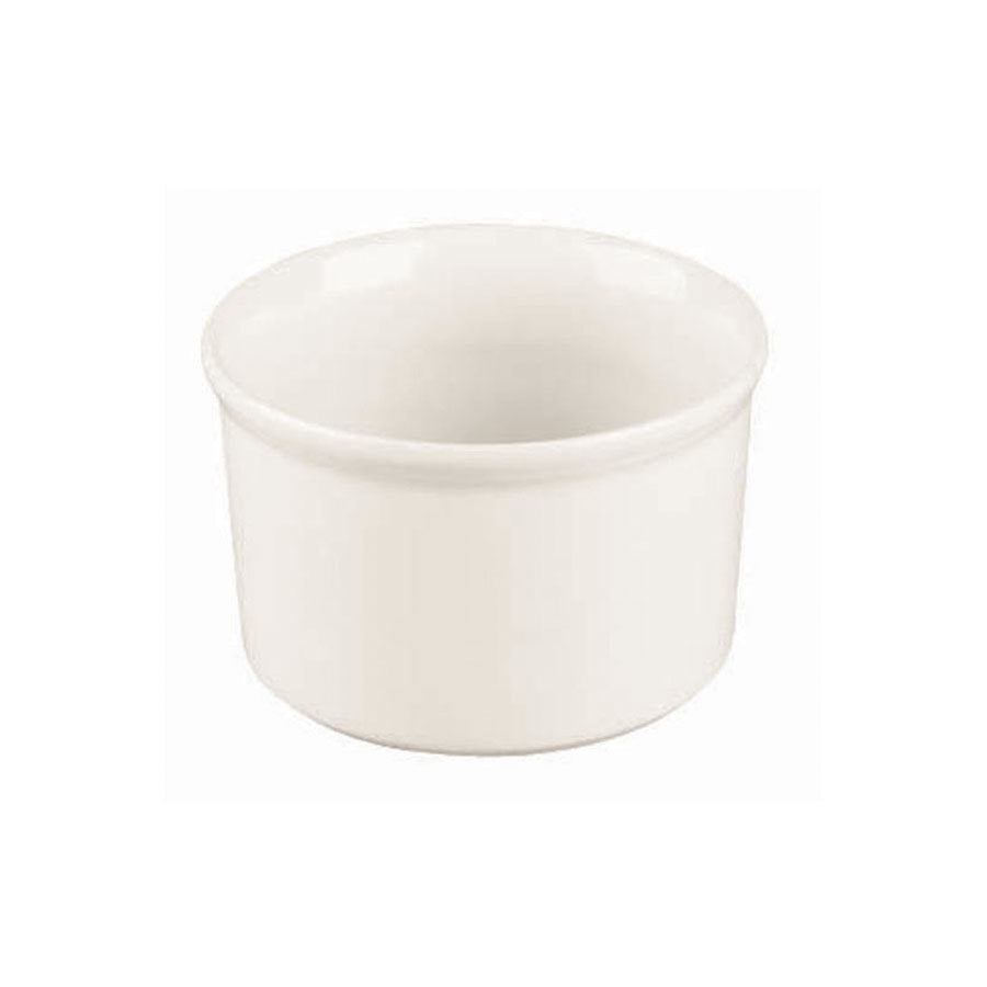 Churchill Cookware Vitrified Porcelain White Round Stackable Souffle Dish 10cm 34cl 12oz Pack of 12