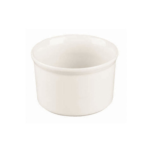 Churchill Cookware Vitrified Porcelain White Round Stackable Souffle Dish 10cm 34cl 12oz Pack of 12