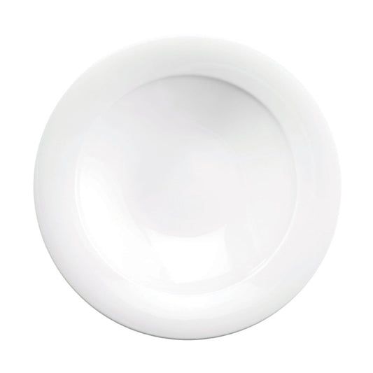 Churchill Art De Cuisine Porcelain White Round Menu Mid Rim Soup Bowl 22.8cm 28cl 9.9oz Pack of 6