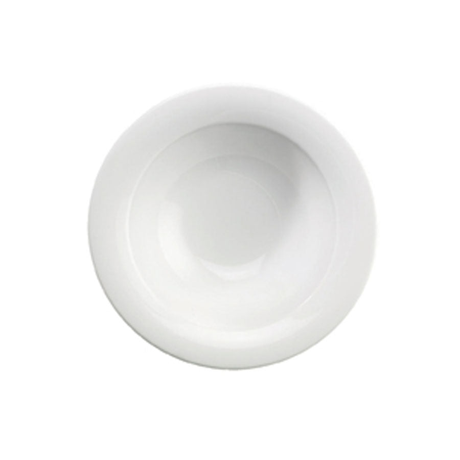 Churchill Art De Cuisine Porcelain White Round Menu Mid Rim Bowl 16.5cm 19.9cl 7oz Pack of 6