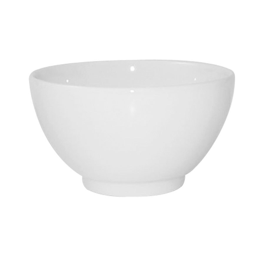 Churchill Bit On The Side Vitrified Porcelain Round White Spark Bowl 55cl Pack of 6