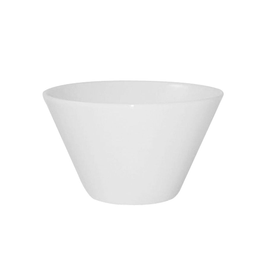 Churchill Bit On The Side Vitrified Porcelain Round White Zest Bowl 34cl Pack of 12