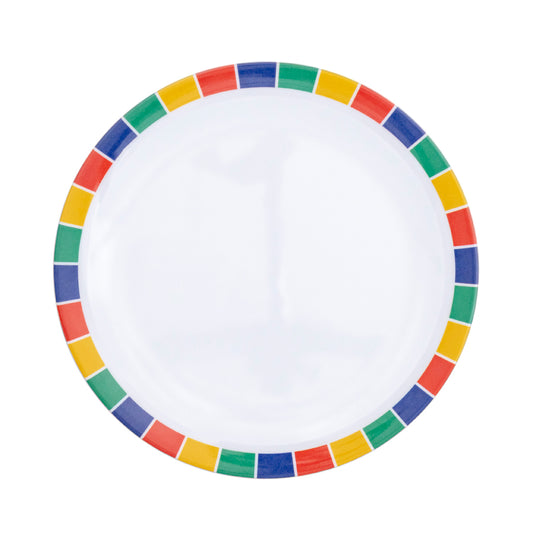 Mirage Carnival Melamine Round Plate 23cm 9 Inch Pack of 48