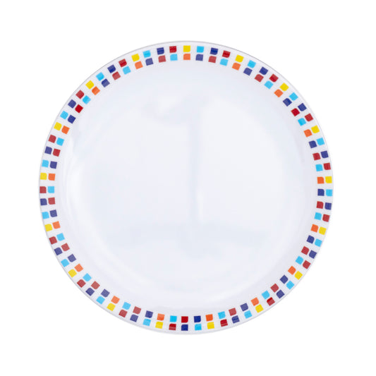 Mosaic Melamine Round Plate 23cm 9 Inch Pack of 48