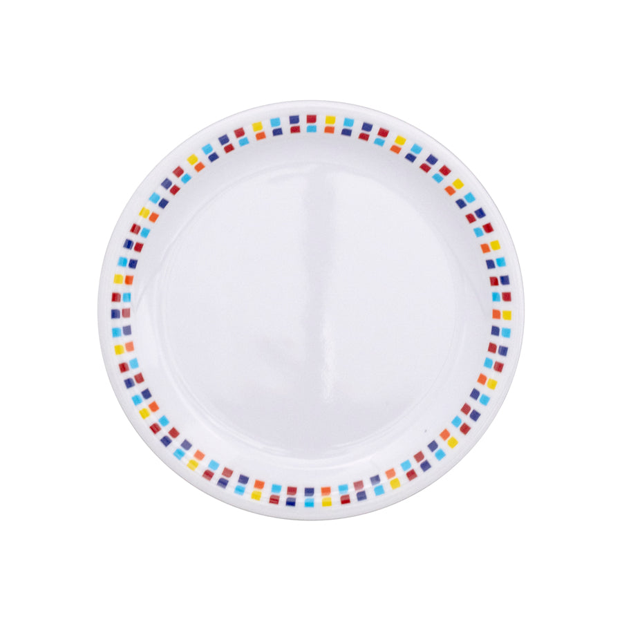 Mosaic Melamine Round Plate 16.5cm 6.25 Inch Pack of 48