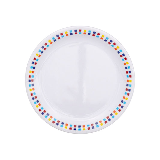 Mosaic Melamine Round Plate 16.5cm 6.25 Inch Pack of 48