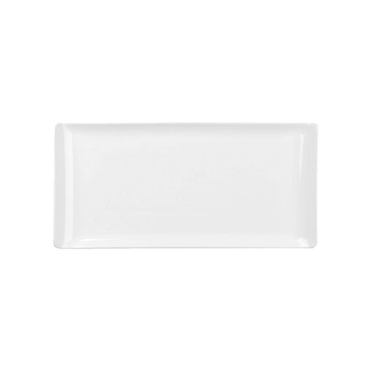 Churchill Buffet Alchemy Fine China White Rectangular Buffet Tray 10x17cm Pack of 6