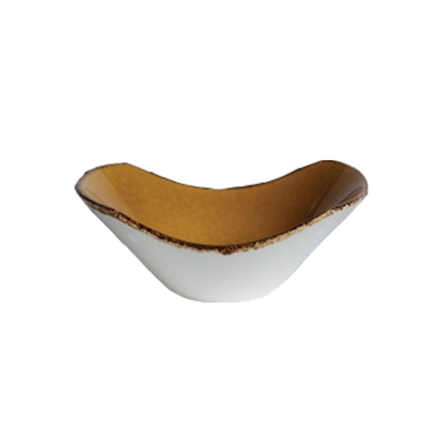 Steelite Terramesa Vitrified Porcelain Mustard Scoop Bowl 16.5cm Pack of 12