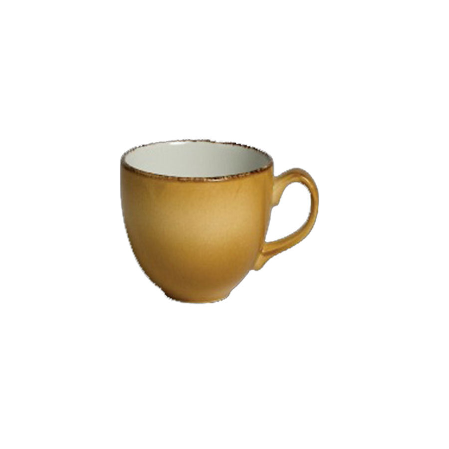 Steelite Terramesa Vitrified Porcelain Mustard Low Cup 22.75cl Pack of 36