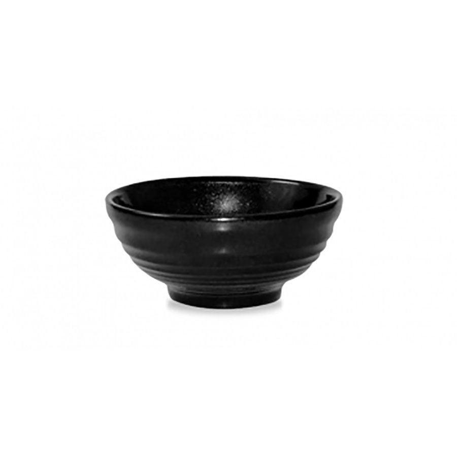 Churchill Bit On The Side Vitrified Porcelain Round Onyx Ripple Bowl 28.5cl Pack of 12