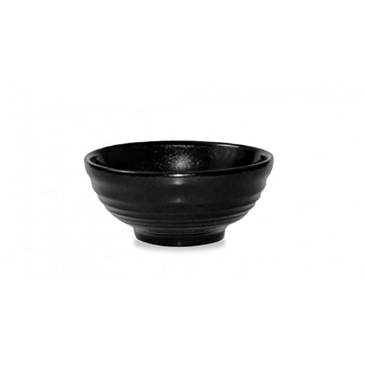 Churchill Bit On The Side Vitrified Porcelain Round Onyx Ripple Bowl 28.5cl Pack of 12