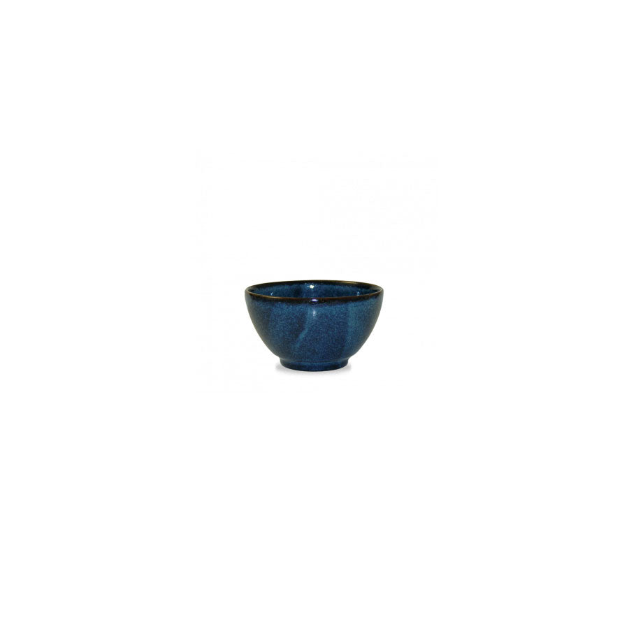 Churchill Bit On The Side Vitrified Porcelain Round Sapphire Spark Bowl 55cl Pack of 6