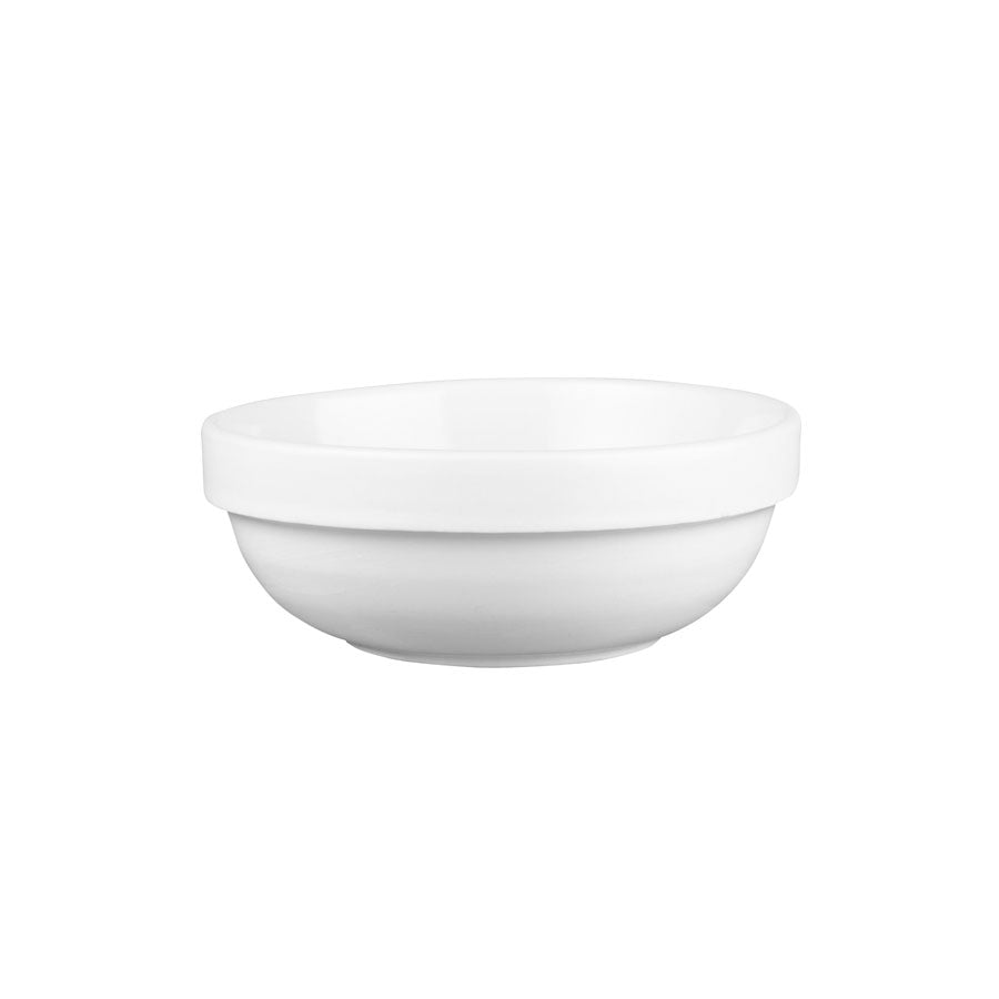 Churchill Profile Vitrified Porcelain White Round Stacking Bowl 11.5cm 28cl 9.9oz Pack of 6