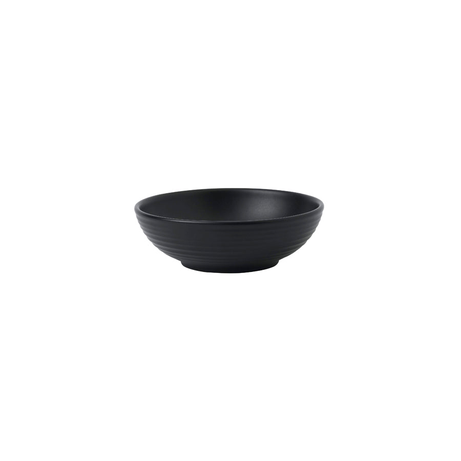 Dudson Evo Vitrified Stoneware Jet Round Rice Bowl 17.8cm 85cl 30oz Pack of 12