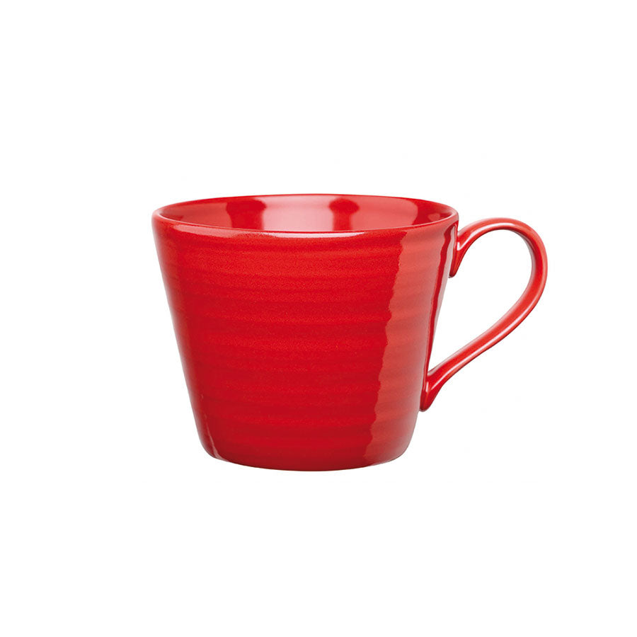 Churchill Art De Cuisine Stoneware Rustics Red Snug Mug 10x8cm 35.5cl 12oz Pack of 6