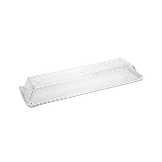 Churchill Alchemy Buffet Polycarbonate Clear Rectangular Tray Cover 46x10cm Pack of 2