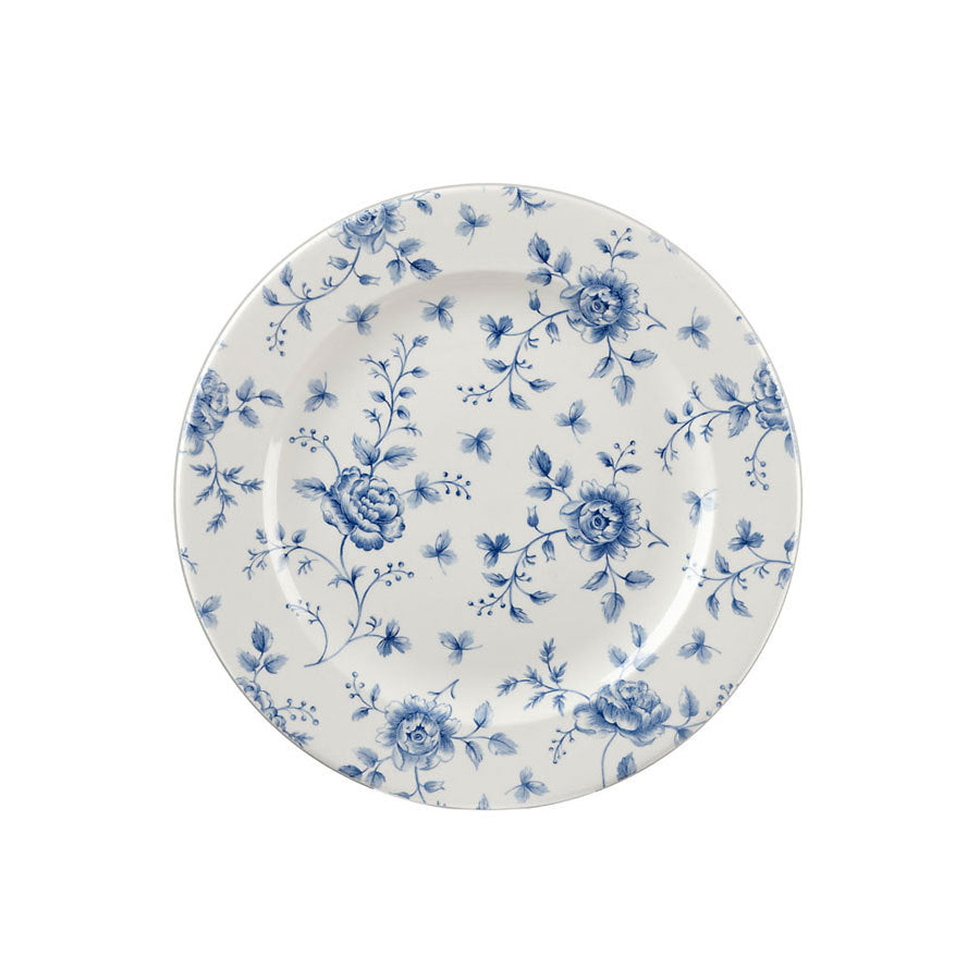 Churchill Vintage Prints Vitrified Porcelain Prague Round Rose Chintz Plate 27.6cm Pack of 6