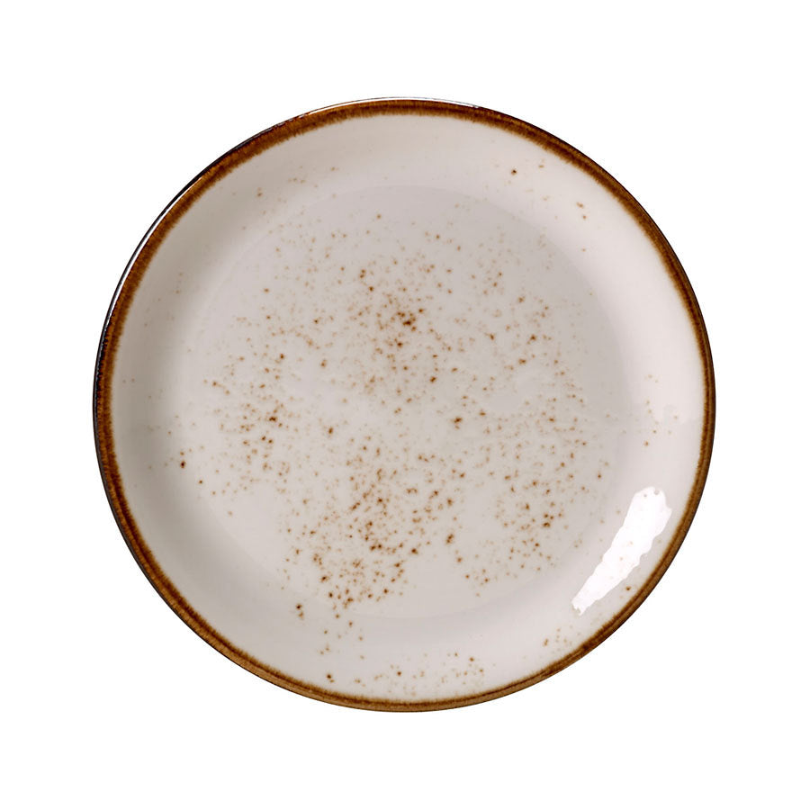 Steelite Craft Vitrified Porcelain White Round Coupe Plate 25.25cm Pack of 24