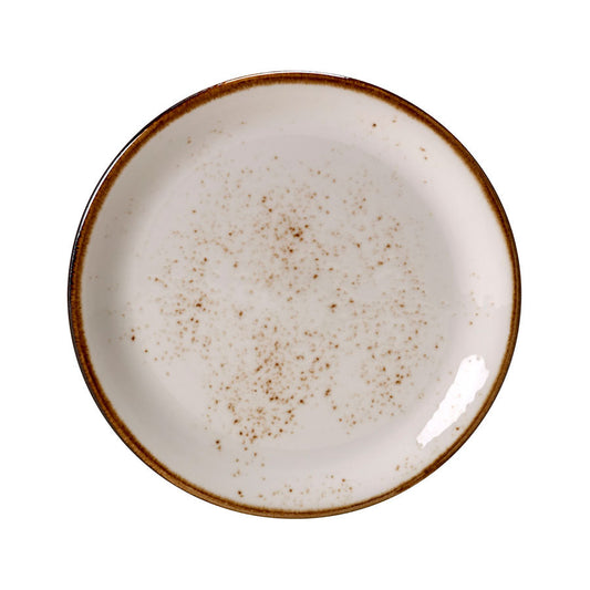 Steelite Craft Vitrified Porcelain White Round Coupe Plate 25.25cm Pack of 24