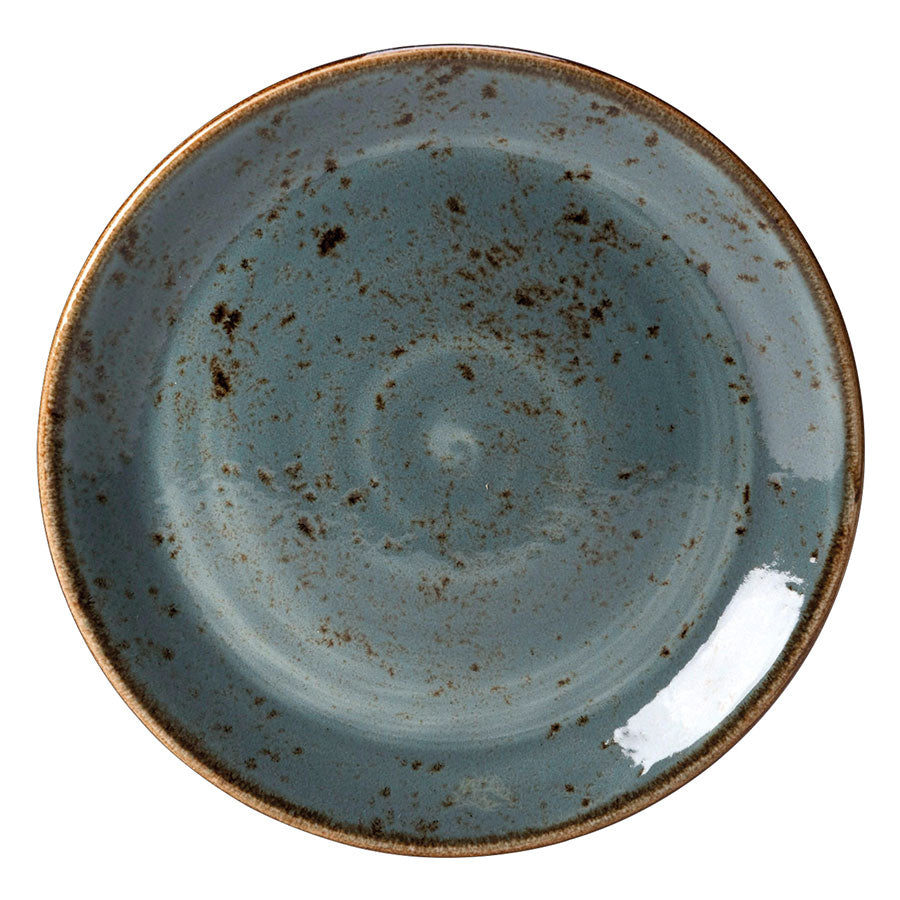 Steelite Craft Vitrified Porcelain Blue Round Coupe Plate 15.25cm Pack of 36