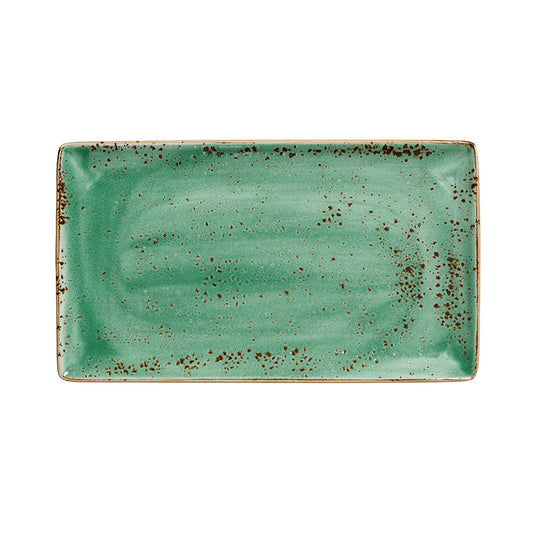 Steelite Craft Aqua Vitrified Porcelain Rectangular Tray 32x19cm Pack of 6