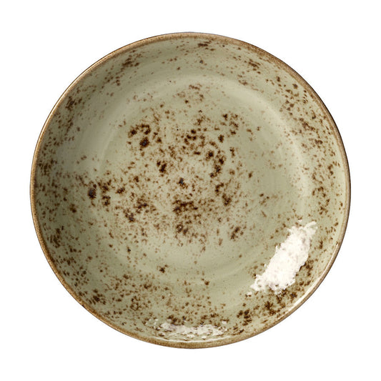 Steelite Craft Vitrified Porcelain Green Round Coupe Bowl 25.5cm Pack of 12