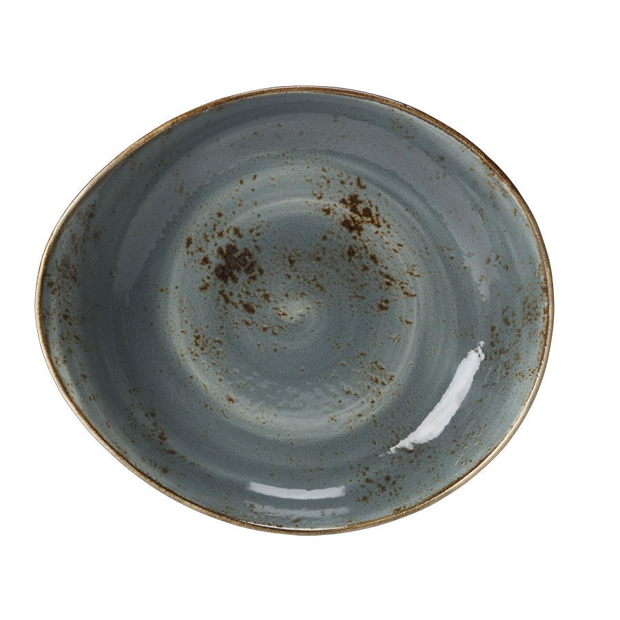 Steelite Craft Vitrified Porcelain Blue Freestyle Bowl 28cm Pack of 12