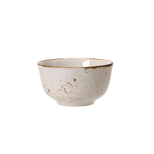 Steelite Craft Vitrified Porcelain White Round Sugar / Boullion Cup 8oz Pack of 12