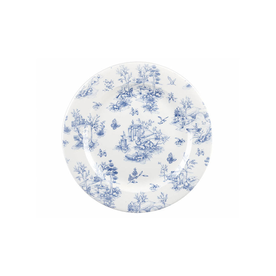 Churchill Vintage Prints Vitrified Porcelain Prague Round Toile Plate 21cm Pack of 6