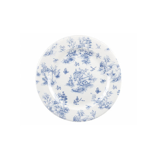 Churchill Vintage Prints Vitrified Porcelain Prague Round Toile Plate 21cm Pack of 6