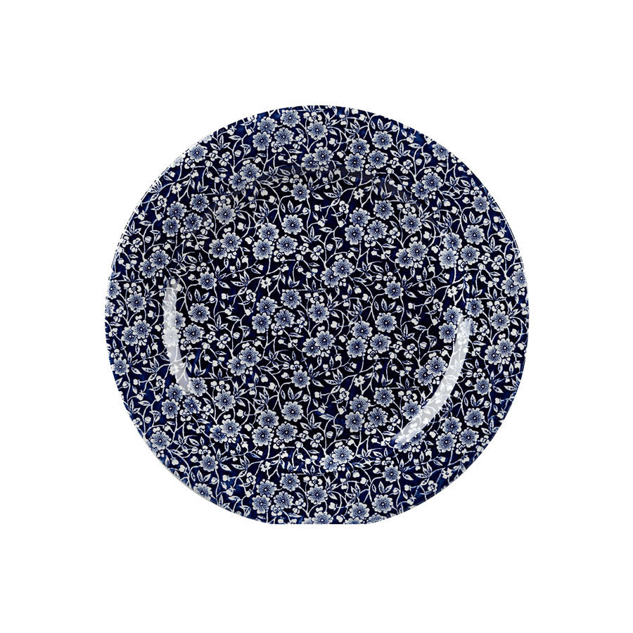 Churchill Vintage Prints Vitrified Porcelain Willow Round Victorian Calico Plate 30.5cm Pack of 6