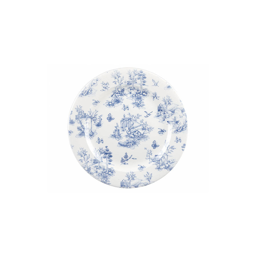 Churchill Vintage Prints Vitrified Porcelain Prague Round Toile Plate 17cm Pack of 6