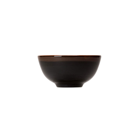 Steelite Koto Vitrified Porcelain Black Round Bowl 3.75 Inch 9.4cm Pack of 12