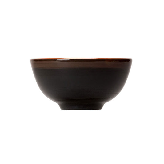 Steelite Koto Vitrified Porcelain Black Round Bowl 6.25 Inch 15.9cm Pack of 12