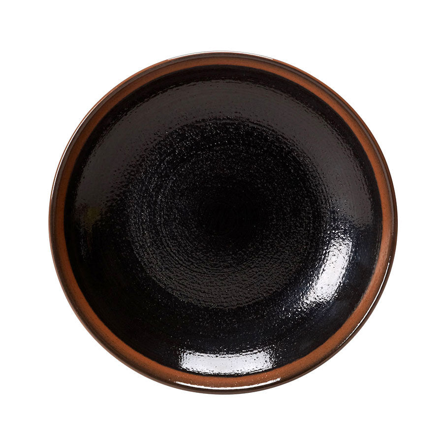 Steelite Koto Vitrified Porcelain Black Round Coupe Bowl 8.5 Inch 21.5cm Pack of 24