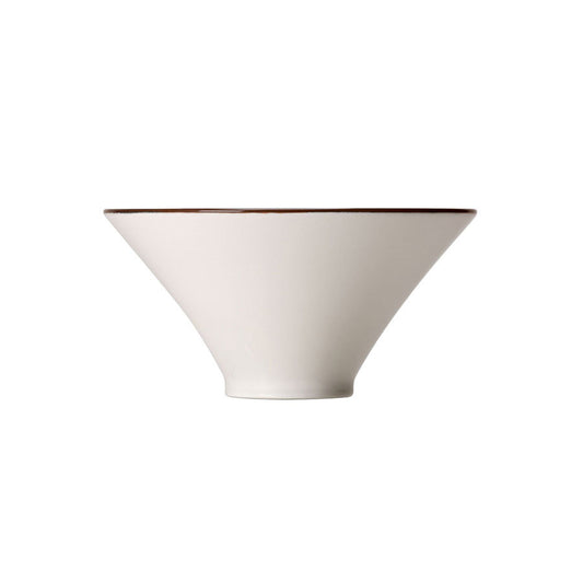 Steelite Koto Vitrified Porcelain Black Round Axis Bowl 6 Inch 15cm Pack of 12