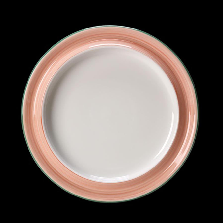 Steelite Freedom Vitrified Porcelain Pink Round Plate 10in 25cm Pack of 6